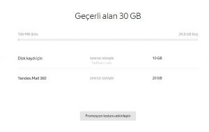 yandex disk onay